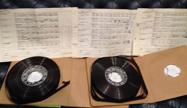 Master Tapes found at Sound Arts Studio